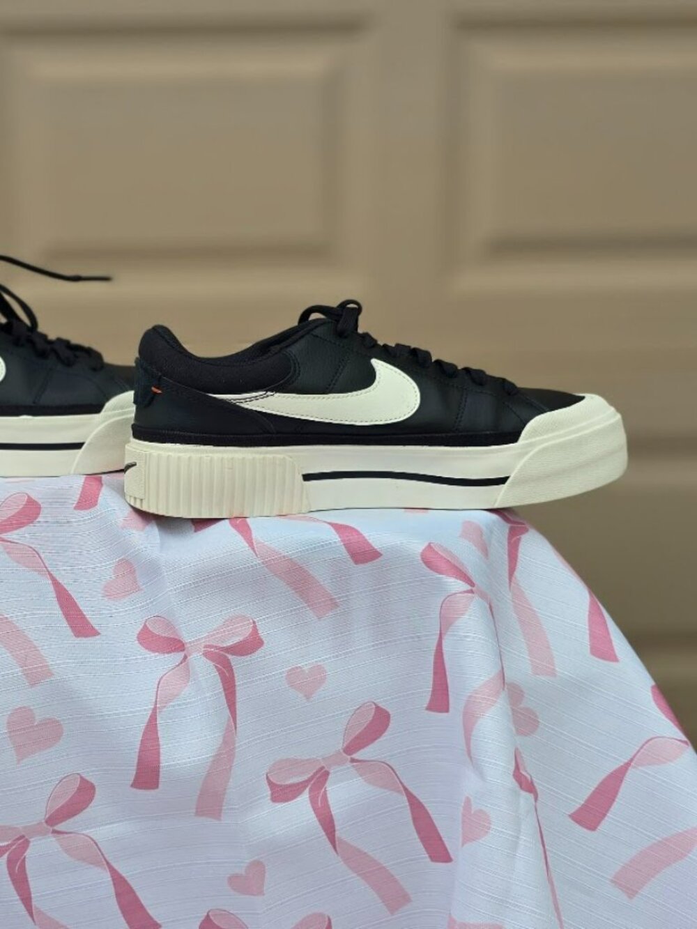Nike Women's Court Vision Low Lift / Platform Sneakers